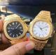 Patek Philippe Nautilus Replica Watches Yellow Gold Blue Dial (2)_th.jpg